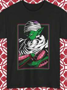 Piccolo-Shirt Z Anime Manga Graphic Unisex S-5XL 1 Of 2 - 黑色 - 查看 6