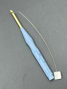 Embroidery Punch Needle Set, Punch Needle, Adjustable 4-Gear Pink/Blue Yarn Length Punch Needle, Adjustable Punch Pen DIY Tools - Four-position Adjustable Needle - View 7