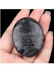 38x48mm Natural Crystal Oval Massage Stone, SPA Hot Compress Stone For Essential Oil Therapy - Oval Polished Stone - View 12