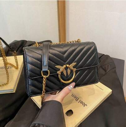 Borsa a tracolla da donna alla moda, piccola borsa quadrata di alta qualità, elegante e versatile, borsa a tracolla - Swallow Bag