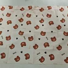 1pc Cartoon Bear & Dinosaur Car Seat Sunshade, Suction Cup Side Window Curtain For Privacy - Multicolor - View 8