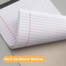 ZZTX Legal Pads 8.5 X 11 Inch White Writing Notepad, Lined Writing Pads For Work Office School, 50 Sheets Per Pad, A4, 1 Pack - Màu A - Xem 4