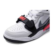 Zapatillas de baloncesto Air Jordan Legacy 312 Low para hombres, ligeras y cómodas para deportes casuales al aire libre, CD7069-113 - Blanco/Gris frío/Rojo infrarrojo 23/Negro/Gris salvaje - Ver 7