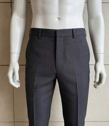 Men's Tailored Dress Pants - 深灰色 - 查看 4