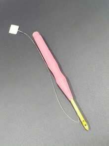 Embroidery Punch Needle Set, Punch Needle, Adjustable 4-Gear Pink/Blue Yarn Length Punch Needle, Adjustable Punch Pen DIY Tools - Four-position Adjustable Needle - View 6