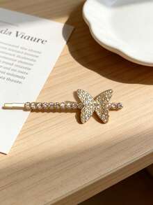 1件装热门！闪亮钻石发夹套装，星月花朵侧夹，奢华星月发夹，闪亮钻石刘海侧夹，斋月开斋节星月发夹，奢华闪亮水钻头巾侧夹，女士 - 彩色 - 查看 31