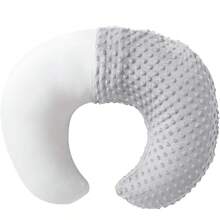 Bantal Menyusui dan Penopang Posisi, Cocok untuk Menyusui dan Memberi Susu Botol, Menopang Bayi, Saat Tengkurap, Menopang Saat Duduk, Dengan Sarung Poliester yang Dapat Dilepas, Kain Bermotif Polkadot - MultiWarna - View 4