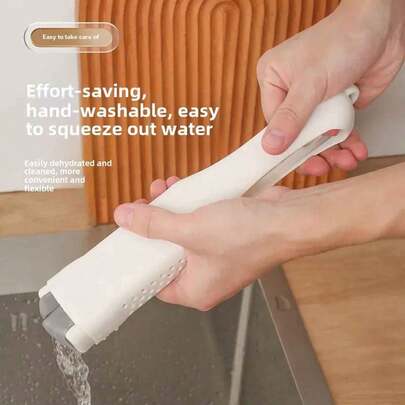 Floor Cleaner - Mop | Cleaning Mop | Self-Wringing Handheld Mop | Mini Mop | Absorbent Quick-Dry Cleaning Brush Suitable For Home, Apartment, Hardwood Floors, Kitchen, Household, Outdoor