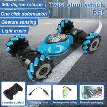 1pc Blue/Red RC Car, 4WD Gesture Control Stunt Car With Lights And Music - The Perfect Gift For Kids On Special Occasions. Gesture Control RC Car Toy With Smartwatch Gesture Sensor, 2.4GHz Remote Control Car With Lights And Music, 360° Drifting Off-Road RC Stunt Car - Color - View 20