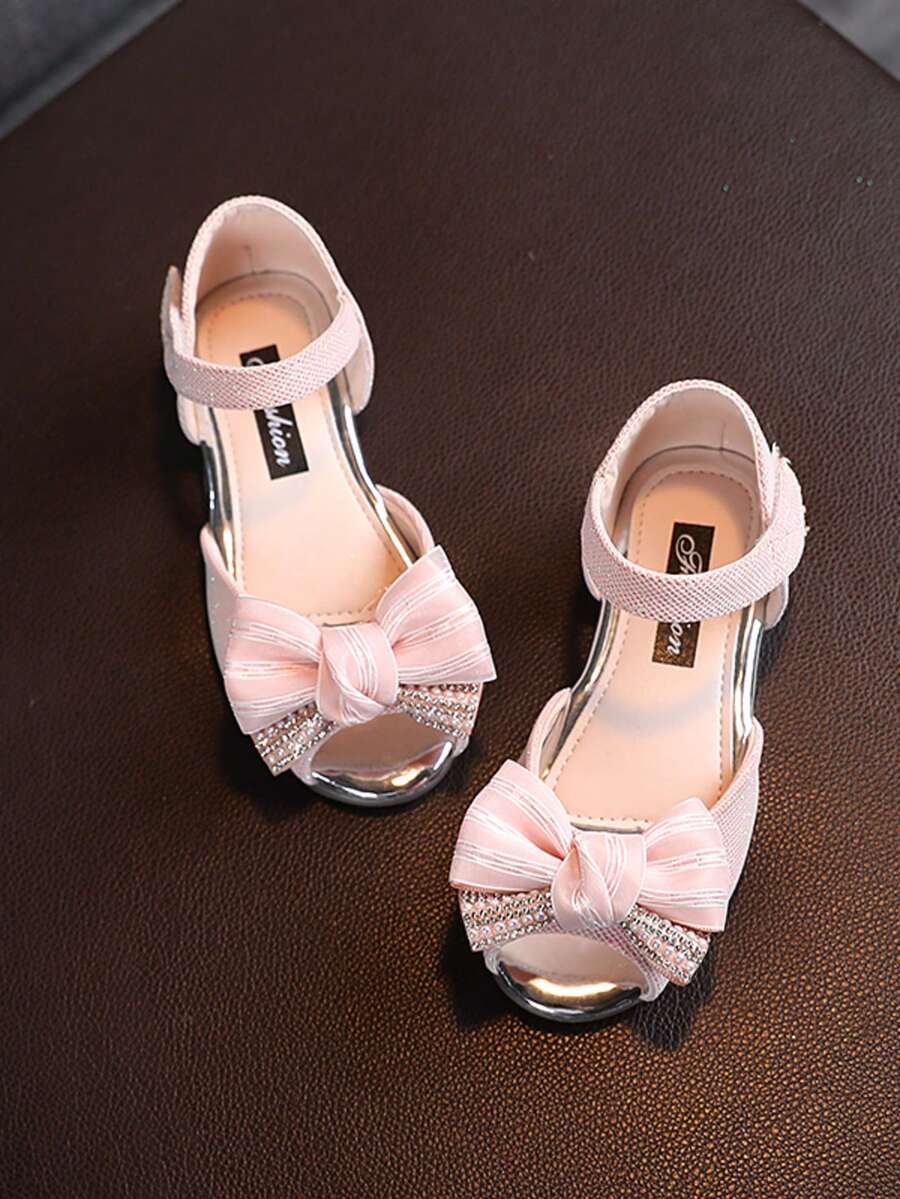 Girls' Sandals, New Summer Soft Bottom Princess Shoes For Toddlers, Children, Runway Show, Hosting - Pink - View 1