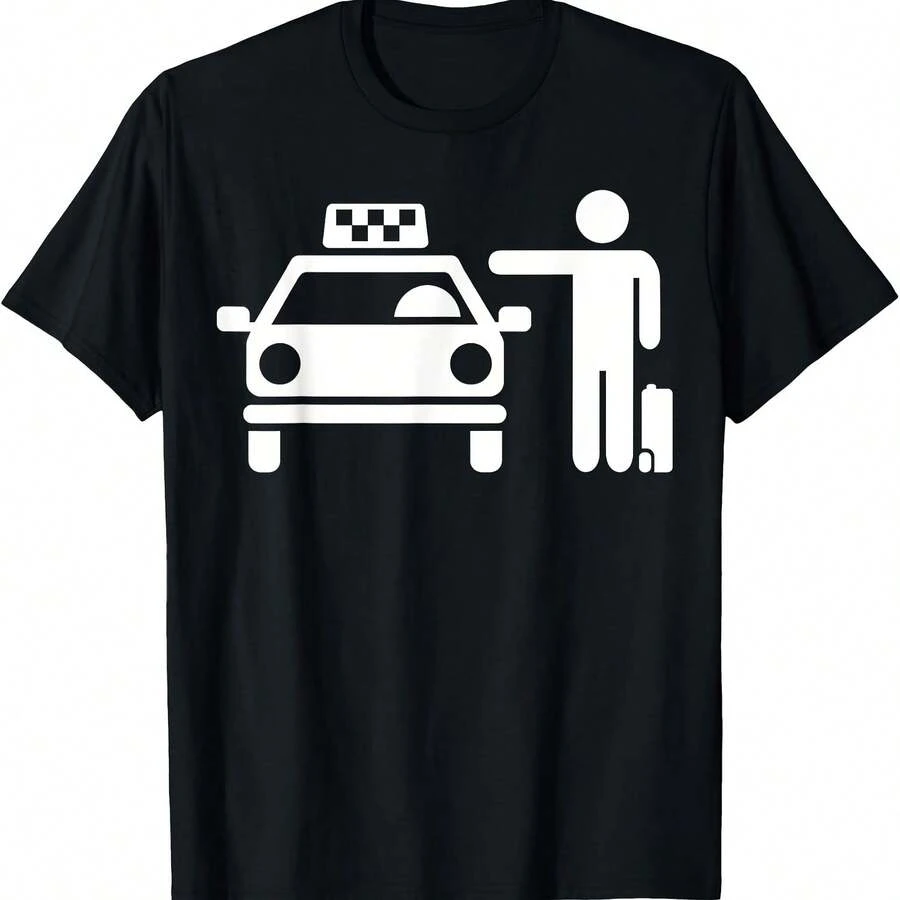 Camiseta de parada de taxis - Negro - Ver 1