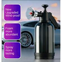 1件 2L 手壓式泡沫噴霧器，可調式噴嘴，防漏設計，可產生高壓泡沫，適用於洗車、澆花與居家清潔，便攜且可重複使用 - A - 查看 6