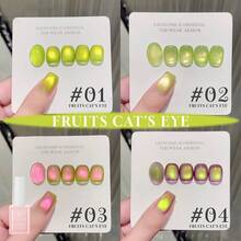 10毫升/瓶 2025秋冬新款热销美白、黑色指甲、金色闪粉、流行黑色水钻、玻璃珠、磁性、水晶猫眼凝胶指甲油、白色指甲油、法式美甲、圣诞美甲 - 彩色 - 查看 27