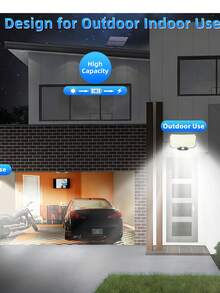 Đèn pha năng lượng mặt trời 234 LED, đèn tường năng lượng mặt trời ngoài trời, đèn đường và đèn chiếu sáng khu vực năng lượng mặt trời, có cảm biến chuyển động và điều khiển từ xa, thích hợp cho sân, vườn, lối đi, hiên nhà, hành lang, trang trí ngoài trời. - 234 đèn LED - Xem 4