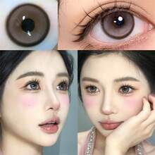 SwiftPin 隐形眼镜 小直径近视彩色自然隐形眼镜 2 片装 夏季礼物 女生眼妆 年度美妆 - 年拋 - 查看 3