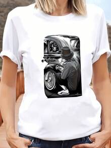 Gonzales Men's Reflections Lowrider Skull DGA Art T Shirtmbre_2089_t1 - Black - View 1