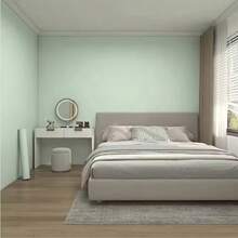 Matte Deep Grey Wallpaper - Self-Adhesive & Waterproof [1 Roll | Anti-Fingerprint] - Fresh Green - View 2