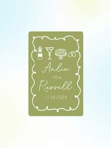 Customized Wedding Playing Cards, Customizable Text, Choose Card Message Book Symbol, Wedding Card Signing Game, Unique Message Book Alternative, Printable Cards And Gift Tags, Wedding Poker Message Book, Wedding Party Favors - Multicolor - View 13