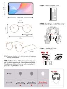 Photochromic Clear To Light Grey Sunglasses For Women Men, Retro Round Metal Classic Fashion Glasses, UV & Blue Light Blocking Shades For Outdoor Travel Driving Screen Time Daily Outfits - 無色 - 查看 7