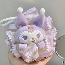 Sanrio 50克可爱三丽鸥卡通棉质沐浴球，去角质沐浴球，泡泡球，去角质魔法工具，适用于浴室，背部去角质沐浴魔法工具 - 彩色 - 查看 6