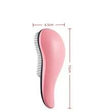 2支装成人美发梳套装 - 绿色和粉色美发梳，适用于湿发/卷发/浓密头发，轻柔按摩头发和头皮 - 彩色 - 查看 9