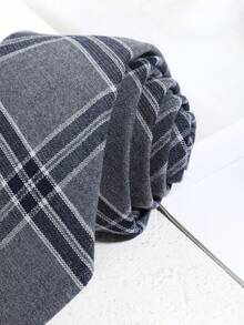 1pc Men's Casual Elegant Diagonal Striped Plaid Pattern Tie, Suitable For Business, Commute, Hosting, Casual, Daily, School Outfit - Multicolor - View 7