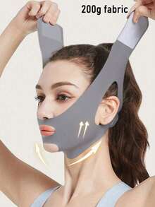 Women's Gray/Pink Reversible Bandage, Suitable For Daily Wear. This Seamless V-Shaped Sleep Mask Is Perfect For Home Sleep And Rest. You Can Wear It When Watching TV, Exercising Or Relaxing. - Multicolor - View 17