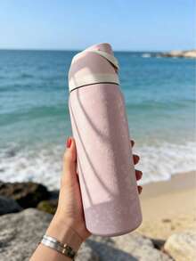 24oz/32oz Travel-Sized Water Bottle With Handle And Flip-Top Straw - Fits In Cup Holder, Leak-Proof And Insulated - Reusable, Made Of Stainless Steel - Cartoon Design - A Perfect Gift For Both Men And Women. - Multicolor - View 33