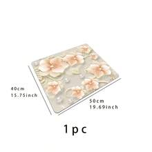 1pc Printed Dish Drying Mat, Washing Machine Top Cover, Daily Decor Drying Mat, Countertop Absorbent Pad, Quick-Dry Fridge Mat With Absorbent Function, Microwave Oven Protective Cover, Suitable For Modern Laundry Room And Kitchen Washing Machine And Dryer Tops - Multicolor - View 10