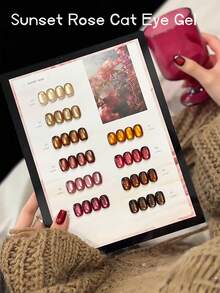 MISS SHAKA 10毫升 冬春美甲 情人节 高密度 红金 粉棕 玫瑰 玻璃珠 猫眼 凝胶指甲油 胶水 2026 新款 沸水美拉德 琥珀 美白 百搭 当季流行 美甲 美甲沙龙 家用 DIY 美甲用品 - 彩色 - 查看 3