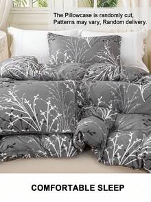 1pc/2pcs/4pcs Polyester Floral Pattern Pillowcase (Pillow Insert Not Included), Soft & Comfortable, Suitable For All Seasons - Multicolor - View 5