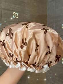 Mũ tắm hai lớp chống thấm nước, mũ trùm tóc co giãn dùng khi tắm cho nam, nữ và người lớn, mũ che mặt chống dầu mỡ (chỉ dùng khi tắm để ngăn tóc ướt, không thích hợp để ngủ), mũ ngủ. - Nhiều màu - Xem 22