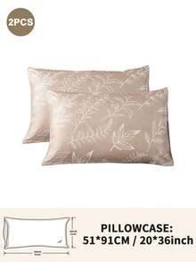 1pc/2pcs/4pcs Floral Print Pillowcase, Breathable Soft Comfortable, Envelope Closure Suitable For Bedroom Sofa Home Decor, Retro Style Bedroom Living Room Home Decor, Pillow Insert Not Included, Suitable For All Seasons - Multicolor - View 21
