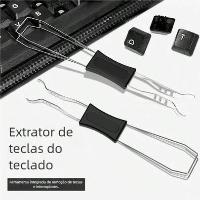 2 em 1 Removedor Universal  Para Keycaps e Switch de Teclado Mecânico