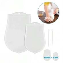 硅胶揉面袋厨房面粉搅拌器多功能面包糕点披萨烘焙用具烹饪工具 - 彩色 - 查看 6