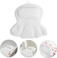 Genérico Cojín de Baño con Ventosas Almohada Ergonómica para Bañera Acolchado Lavableáquina para de y Espalda para Relajación Baños y SPA - 1 - Ver 4