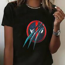Deadpool Wolverine Wolverine Claws Deadpool Long Sleeve T-Shirt_1692_t2 - 黑色 - 查看 8
