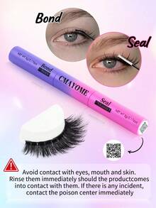 720PCS Super High-Volume DIY Clusters False Individual Lash Eyelashes Extensions Kit, D Curl 10D+20D+30D+40D/50D+60D+80D+100D Mixed Style Lashes Set With Lash Bond&Seal Lash Tweezers And Brush, 8-16mm Large-Capacity Cluster Fake Eyelashes, Suitable For Self Application At Home Daily Wear - Lilac Purple - View 8