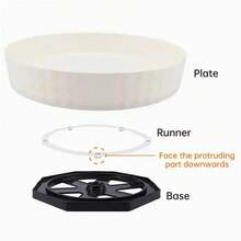 Organizador de especias giratorio para almacenamiento de cosméticos en la cocina, solución conveniente y que ahorra espacio para apartamentos y dormitorios universitarios. 6HNV - transparente B9046C - Ver 9