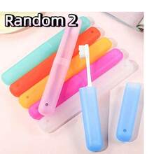 1/4 Pcs Travel-Friendly Dustproof Toothbrush Case - Portable Plastic Container For Storing Toothbrush Head For Daily And Travel Use - Multiple Colors Available - Toothbrush Box - View 10