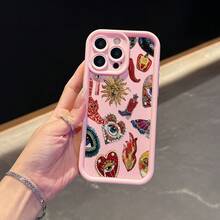 Einfache und stilvolle Handyhülle mit kreativen Mustern für iPhone 11/12/13/14/15/17 und Pro/EPlus/Pro Max, Galaxy S22/S23/S24/S25/Ultra/FE/EDGE und andere Modelle. Als Feiertagsgeschenk für Familie und Freunde, für Kinder, geeignet für Feiertage, Geburtstag, Valentinstag und andere Anlässe. - Verschiedenfarbig - Übersicht 9