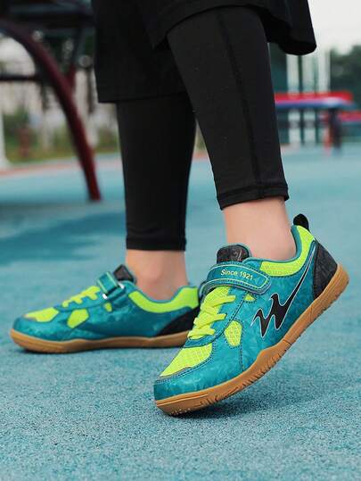 女士乒乓球鞋，减震专业运动鞋，透气跑步休闲羽毛球鞋，网球运动训练鞋，防滑橡胶鞋底，透气网球鞋，尺码 29-38