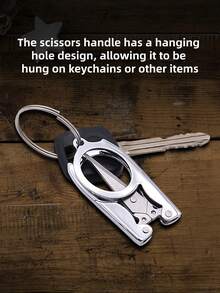 Folding Scissors, Multi - Purpose Portable Travel Scissors. They Can Be Used As Paper - Cutting Scissors For Household, Office, And Students, As Well As Mini Portable Fishing Scissors For Cutting Fishing Lines. - View 3