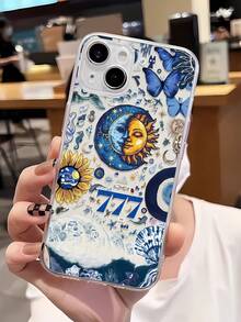 1个个性化星空海洋拼贴图案全包覆式TPU手机壳，兼容 16/16Pro/16Plus/16ProMax、11/11Pro/11ProMax、12/12Pro/12ProMax、13/13Pro/13ProMax、14/14Plus/14Pro/14ProMax、15/15Pro/15Plus/15ProMax - 彩色 - 查看 1