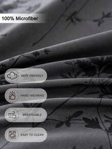 Bộ 1/2/4 vỏ gối in hình cây cỏ, thoáng khí, mềm mại và thoải mái, có khóa cài kiểu phong bì, thích hợp cho phòng ngủ, ghế sofa, trang trí nhà cửa theo phong cách cổ điển, lấy cảm hứng từ phòng ngủ, phòng khách, bộ đồ giường ngủ, không kèm ruột gối, phù hợp cho mọi mùa. - Nhiều màu - Xem 6