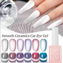 10毫升/瓶 2025秋冬新款热销美白、黑色指甲、金色闪粉、流行黑色水钻、玻璃珠、磁性、水晶猫眼凝胶指甲油、白色指甲油、法式美甲、圣诞美甲 - 彩色 - 查看 28