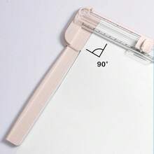 1PC Portable A5/A6 Paper Cutter Trimmer, Uncharged Manual Cutting Tool Made With Durable Plastic, School, Home, And Office Use - one-size - View 7