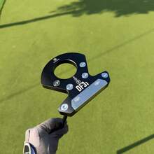 ENCORE DF3i 零扭矩推杆 | 34 英寸右手高 MOI 直线推杆 | 不锈钢杆面 | 男女皆宜的高尔夫球礼品 | 铝合金杆身（蓝/紫色）提供清脆的击球反馈 | 钢杆身（黑色）提供柔和的击球反馈 - Zero Torque - 查看 3