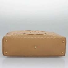 Preowned Authentic Chanel Matelasse Hand Bag Caviar Skin Beige - Nude - View 2