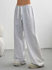 3条装抽绳腰带运动裤 春季款 - 淺灰色 - 查看 3